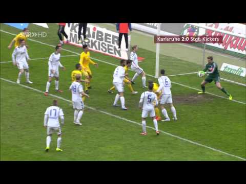 Karlsruher SC - Stuttgarter Kickers 3:0 30.03.2013 Alle Tore Highlights HD