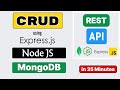 RESTful CRUD Create Read Update Delete API Using Express Js Node Js And MongoDB