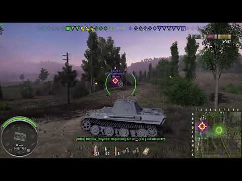 World of Tanks Console Panther 2 vs Tier 10 Mastery & 2 Marked