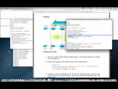 Tutorial - Configuring CFM on an ELINE Service