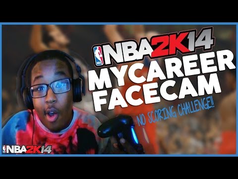 NBA 2K14 PS4 MyCAREER FACECAM - No Scoring Challenge! They Do NOT Miss!