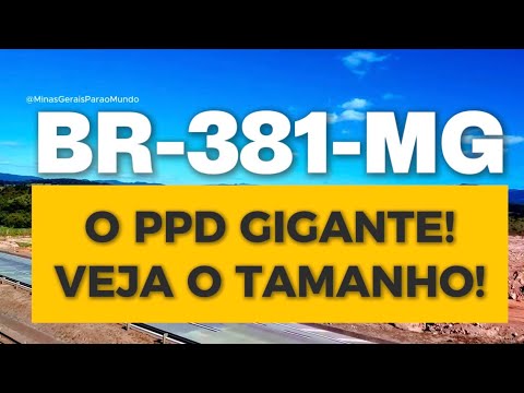 🚨 A CADA DIA MAIOR! Veja o avanço da construção do PPD da BR-381 Cidade de Bom Jesus do Amparo MG.