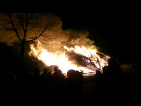 Funkenfeuer 2014 in Ertingen