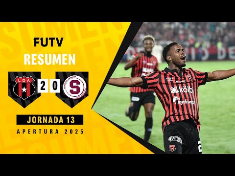 Resumen: Alajuelense 2-0 Saprissa / Apertura 2025