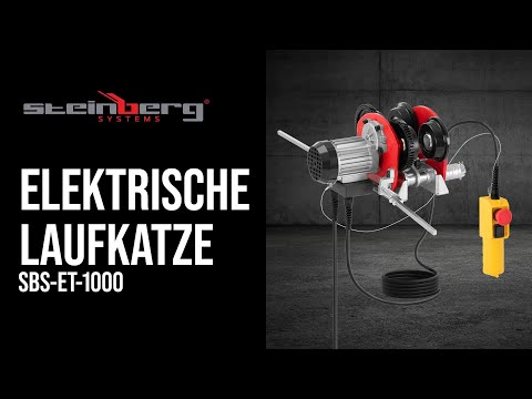 Video - Elektrische Laufkatze - 1000 kg - Hebezüge montierbar