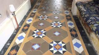 preview picture of video 'Victorian Minton Tile Restoration Coventry'