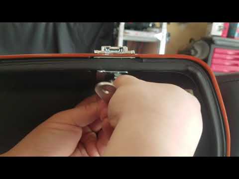 How to replace your harley tour pack lock cylinder