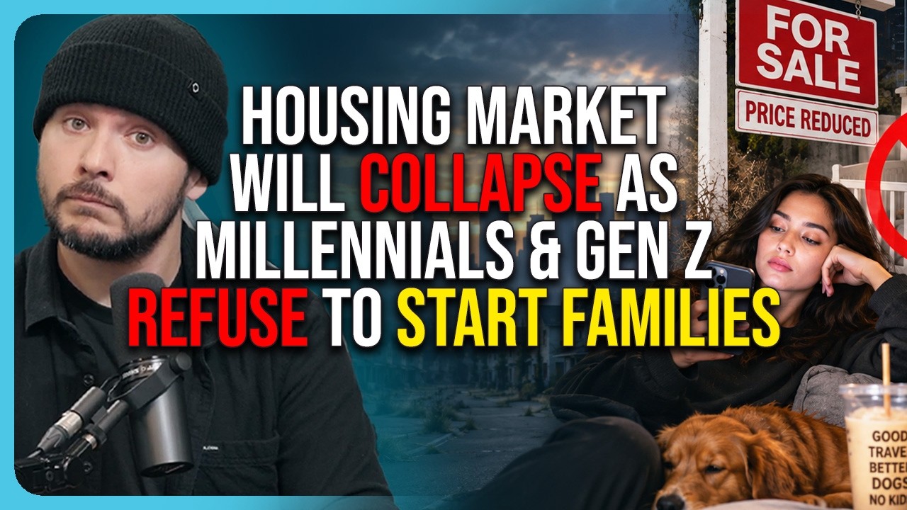 Housing Market Will COLLAPSE As Millennials & Gen Z REFUSE To Start Families