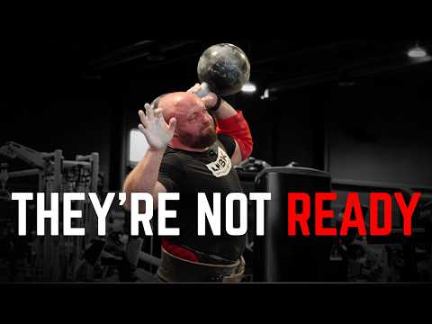 Cyr Dumbbell, 400lb Log & Big Arnold Goals | Massive Strongman Session