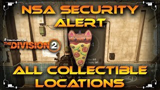 The Division 2 NSA Security Pizza Backpack Trophy All Collectible Locations Classified Assignment