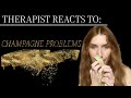Therapist Reacts To: Champagne Problems by Taylor Swift *tangent at the beginning - very emo*