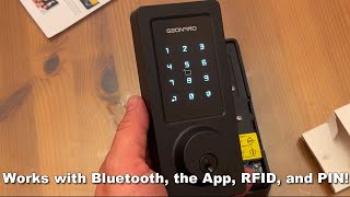 Keyless Entry Door Lock - Smart Deadbolt Lock with Bluetooth App