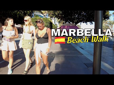 Marbella Spain 🇪🇸 Costa del Sol Beachfront walking tour