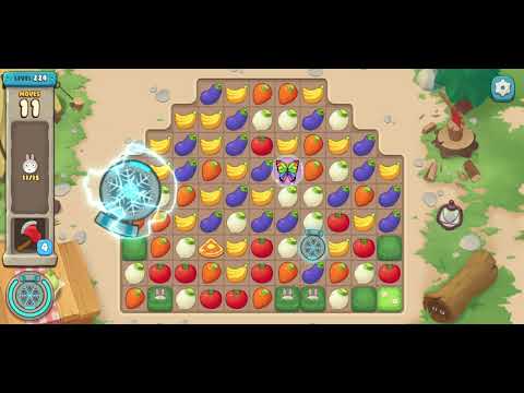 We Bare Bears Match3 Repairs Level 224 - No Boosters