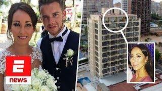 Unseen footage of a woman hours before she plummeted to her death from 10th floor balcony