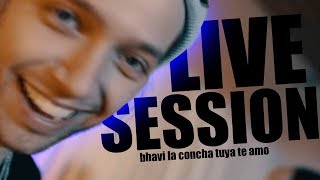 BHAVI - BÉSAME (LIVE SESSION) + BHAVI - TE NECESITO (reaccion de un topo)