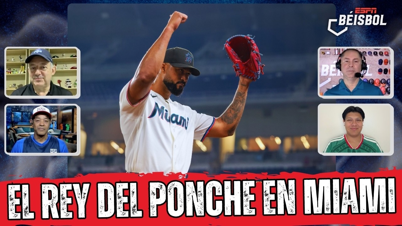 SANDY ALCÁNTARA HACE HISTORIA con MARLINS con PONCHES. ¿Lo cambiarán al DOMINICANO? | ESPN Beisbol