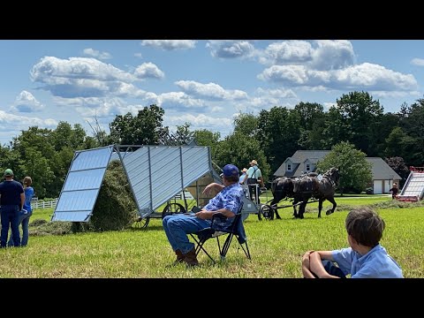 Horse Progress Days 2021 self dumping Hayloader