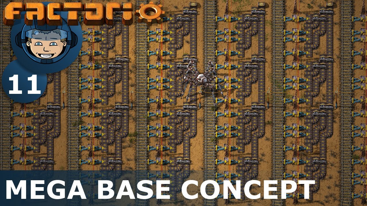 SPIDERTRON & MEGA BASE CONCEPT - Factorio: Ep. #11 - Guide & Let's Play