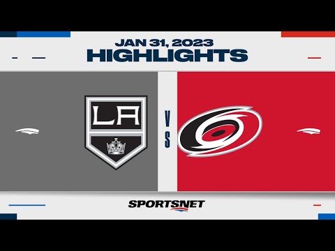 NHL Highlights | Kings vs. Hurricanes - January 31, 2023