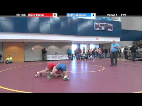 53 kg SF - Grace Paxton (Cumberlands) vs. Shelby Morrison (OKCU)
