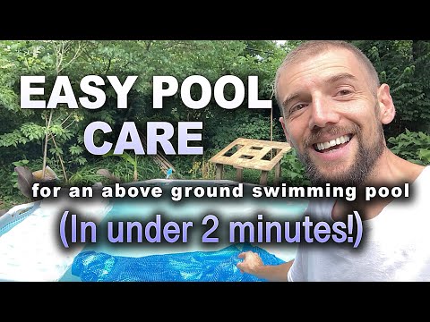 Easy pool care in under 2 minutes! #PoolCare #IntexPool