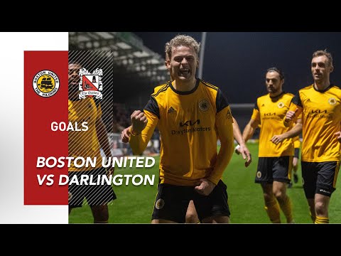 Goals: Boston United v Darlington