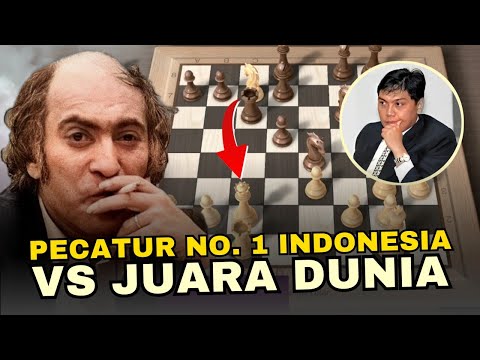 LEGENDA CATUR INDONESIA TERHIPNOTIS OLEH PERMAINAN SIHIR MIKHAIL TAL - Mikhail Tal vs Utut Adianto