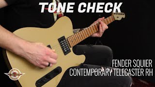 Video thumbnail for TONE CHECK: Squier Contemporary Telecaster RH Guitar Demo | No Talking by Cream City Music