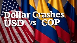 Dollar Crash USA vs COP USD Drops to 3600 COP in Colombia!