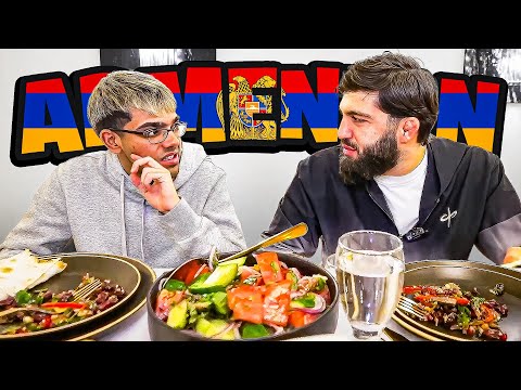 N3on & Arman Tsarukyan Armenian Mukbang!