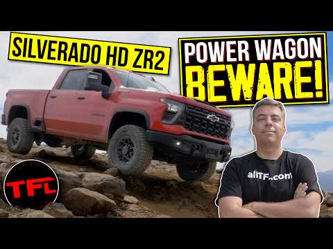 Watch Out Power Wagon: The DIESEL 2024 Chevy Silverado HD ZR2 Bison Is Here for the Off-Road Crown!