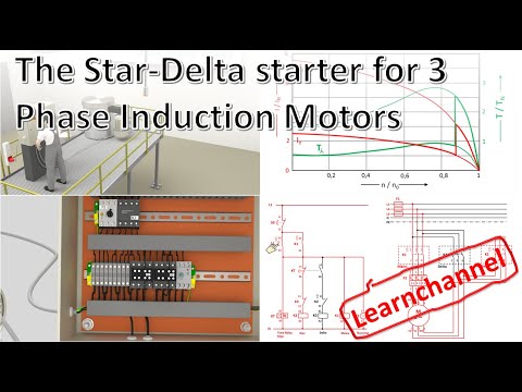 Star Delta Starter for Three Phase Induction Motors - how it works