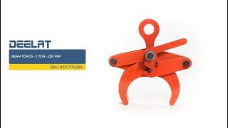 Beam Tongs - 2 Ton – 250 mm SKU #D1774285