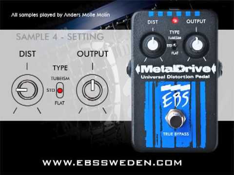 Бас-гітарна педаль ефектів EBS MetalDrive