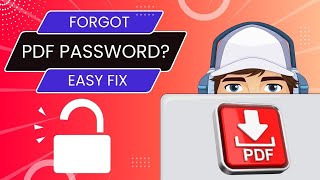 Forgot PDF Password? How to Remove it Online