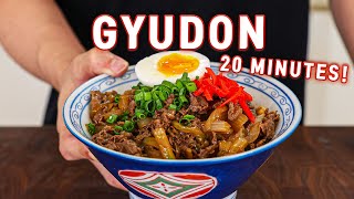 Feed Your Whole Family with This 20-Minute Japanese Beef Rice Bowl! Gyudon