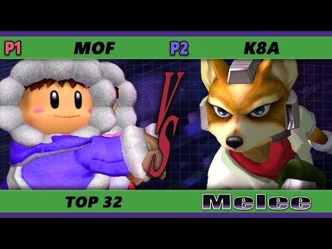S@X 398 Online Top 32 - MOF (Ice Climbers) Vs. K8A (Fox) Smash Melee - SSBM