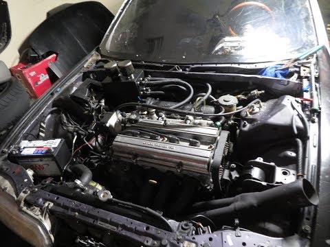 La Vaca gets crower 404 cams/arp studs/catch can/valve springs! (b20 acura integra)