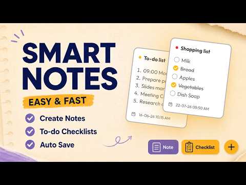 Notes App – Notepad & Lists video thumbnail