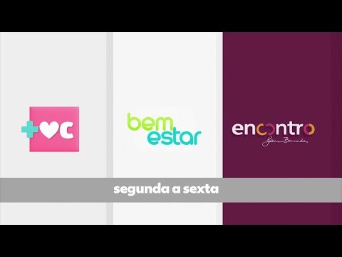 Chamada do Mais Você, Bem Estar e Encontro nas Manhãs da Globo (Setembro/2018)