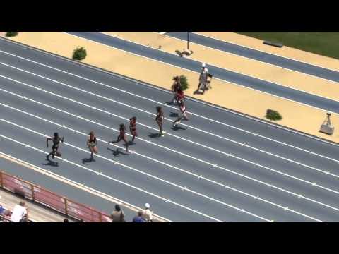 Girls 100m EE Heat 1 - New Balance Nationals Outdoor 2013