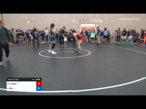 65 Kg Round Of 32 - Katerina Lange, Mn Vs Isabella Mir, Nv