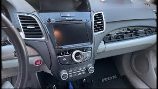 2017 Acura RDX Radio Head Unit Removal