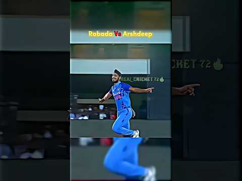 Rabada vs Arshdeep revenge 😈 #shorts #shortvideo #shortsfeed #cricket #india