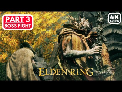 ELDEN RING Gameplay Walkthrough Part 3 BOSS FIGHT FULL GAME [4K 60FPS PC]
