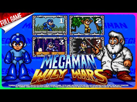 Mega Man: The Wily Wars (Sega Genesis - US) Longplay (100% All 4 Games)