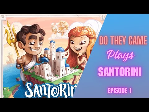 Santorini - Boardgame playthrough