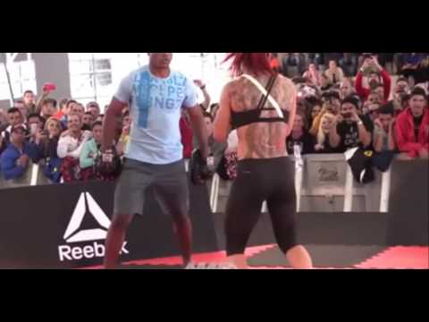 UFC 198 Cris Cyborg Open Practice