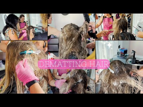 Detangling extremely matted hair - How to Detangle...